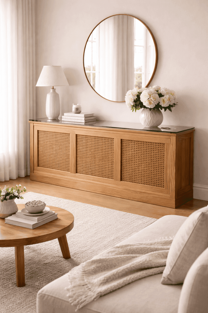 Glass Top Radiator Cover