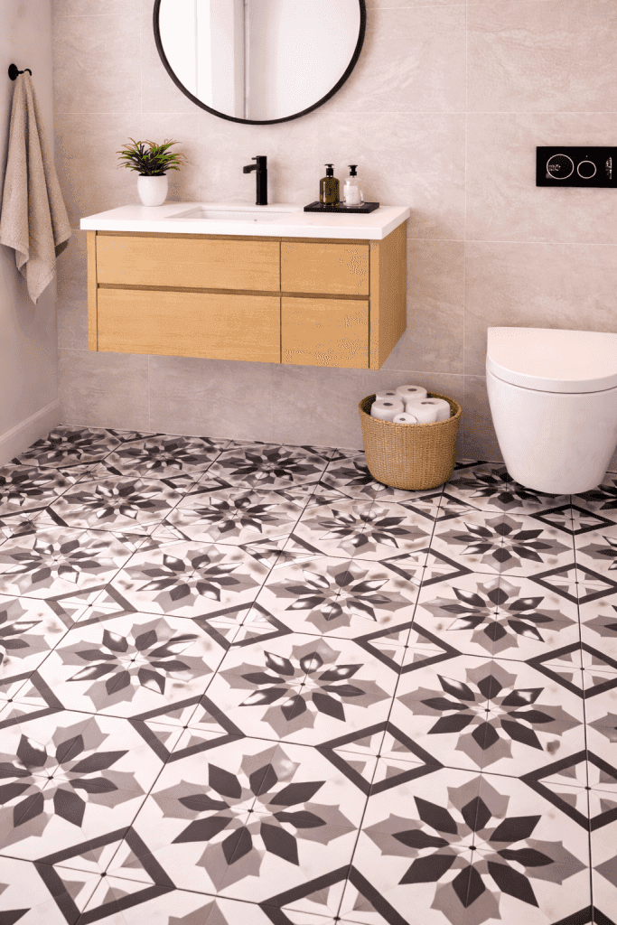 Patterned Floor Tiles
