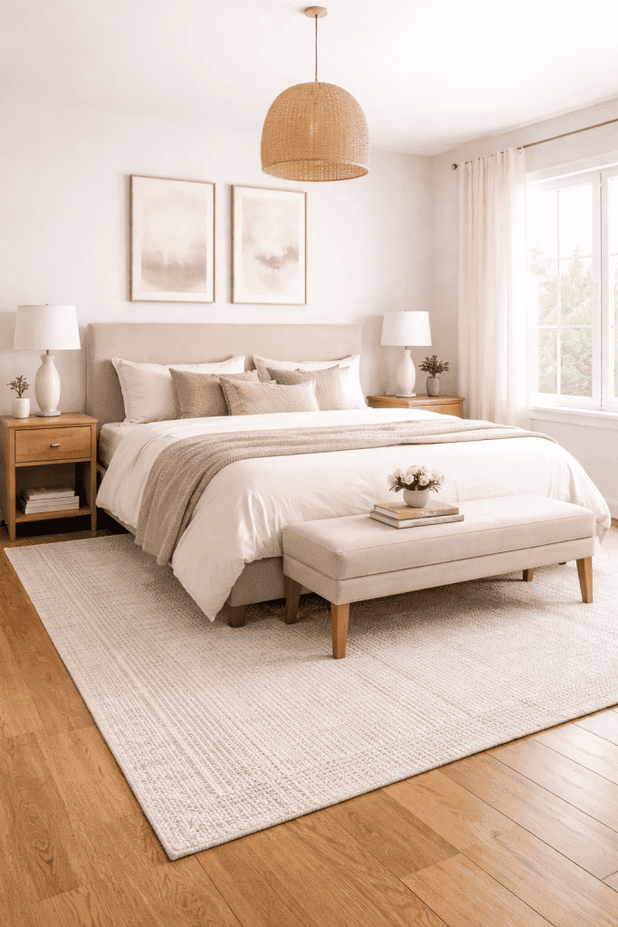 Bedroom Rug Size Placement Guide