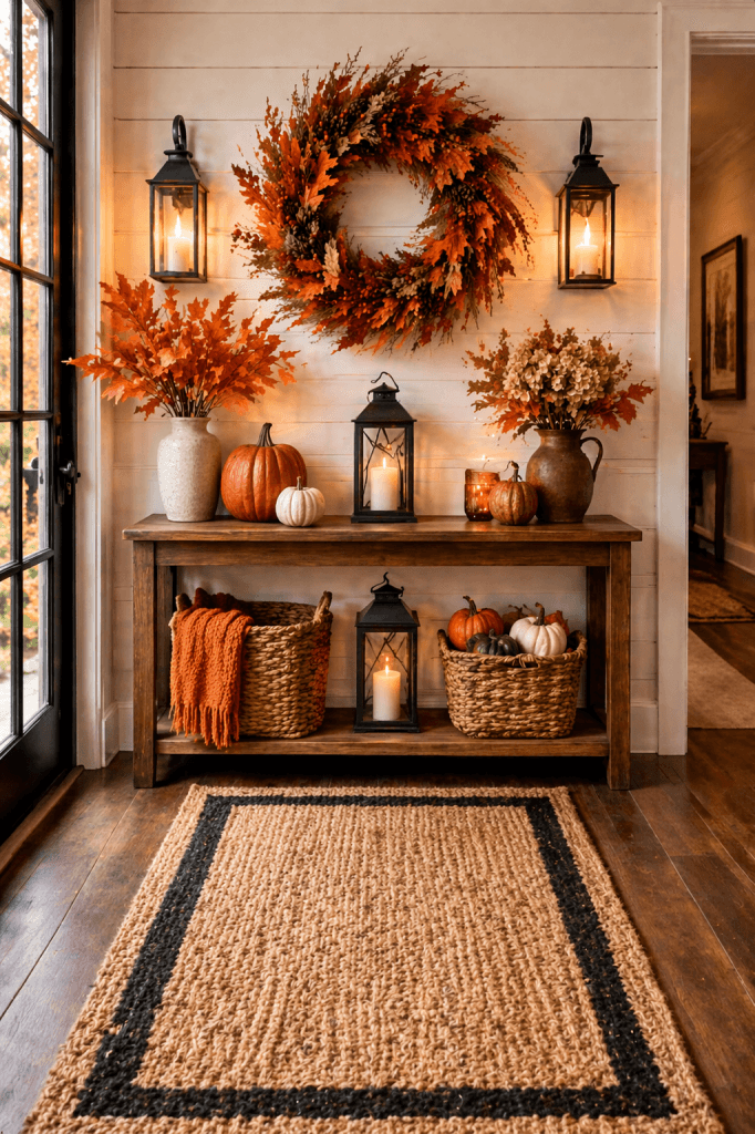 Seasonal Decor Entryway
