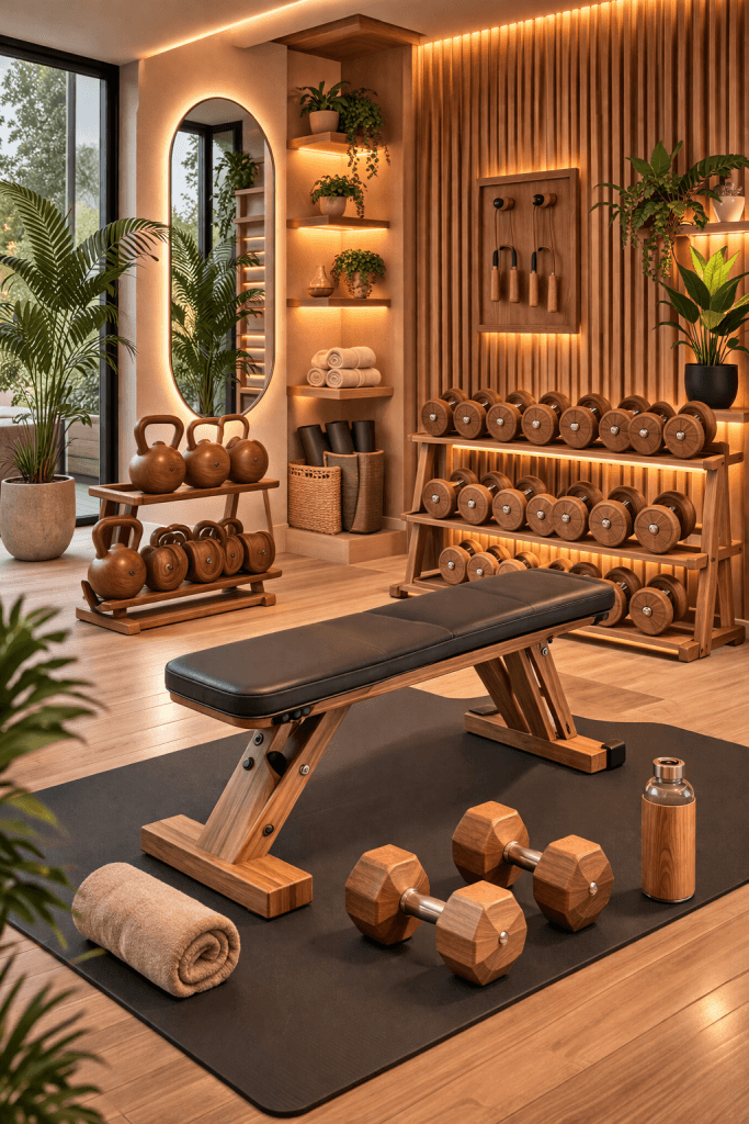 Luxury Wooden Gym