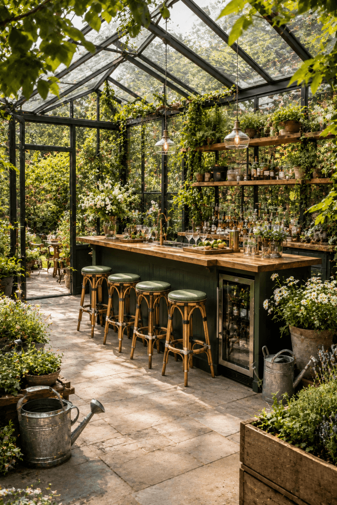 Greenhouse Backyard Cocktail Bar