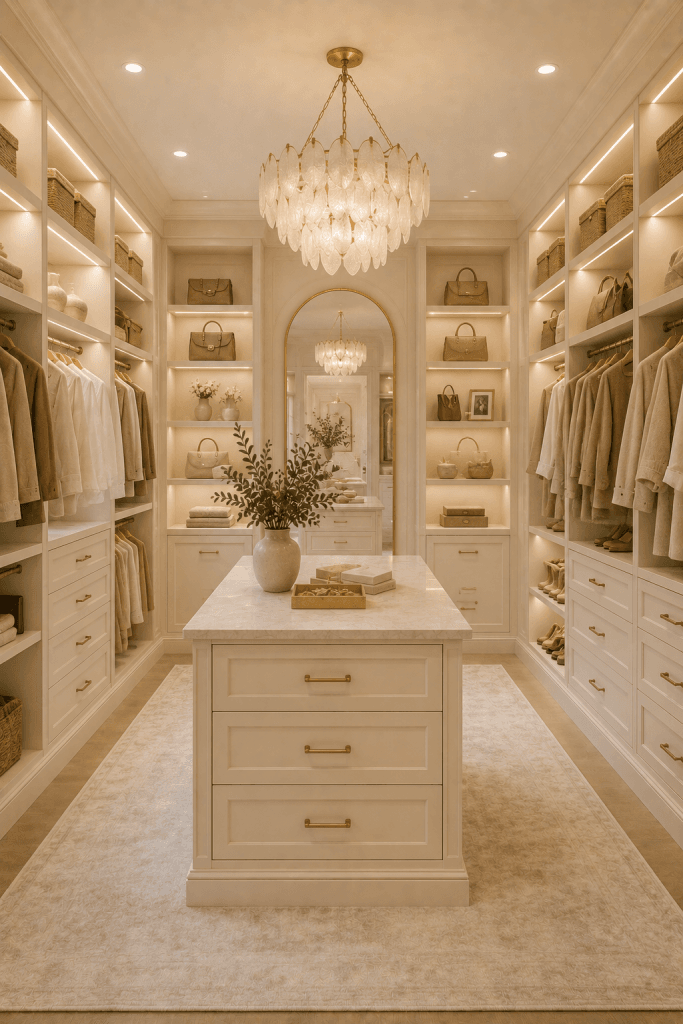 Cloud Dancer Luxury Walk-In Closet