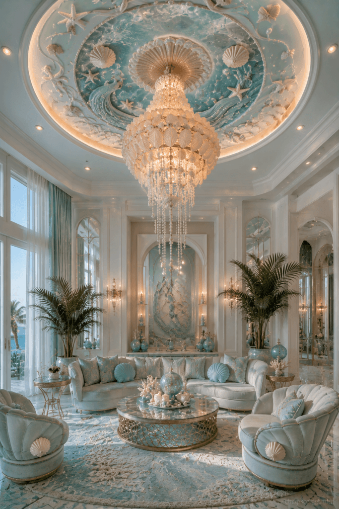 Mermaid Ceiling Statement